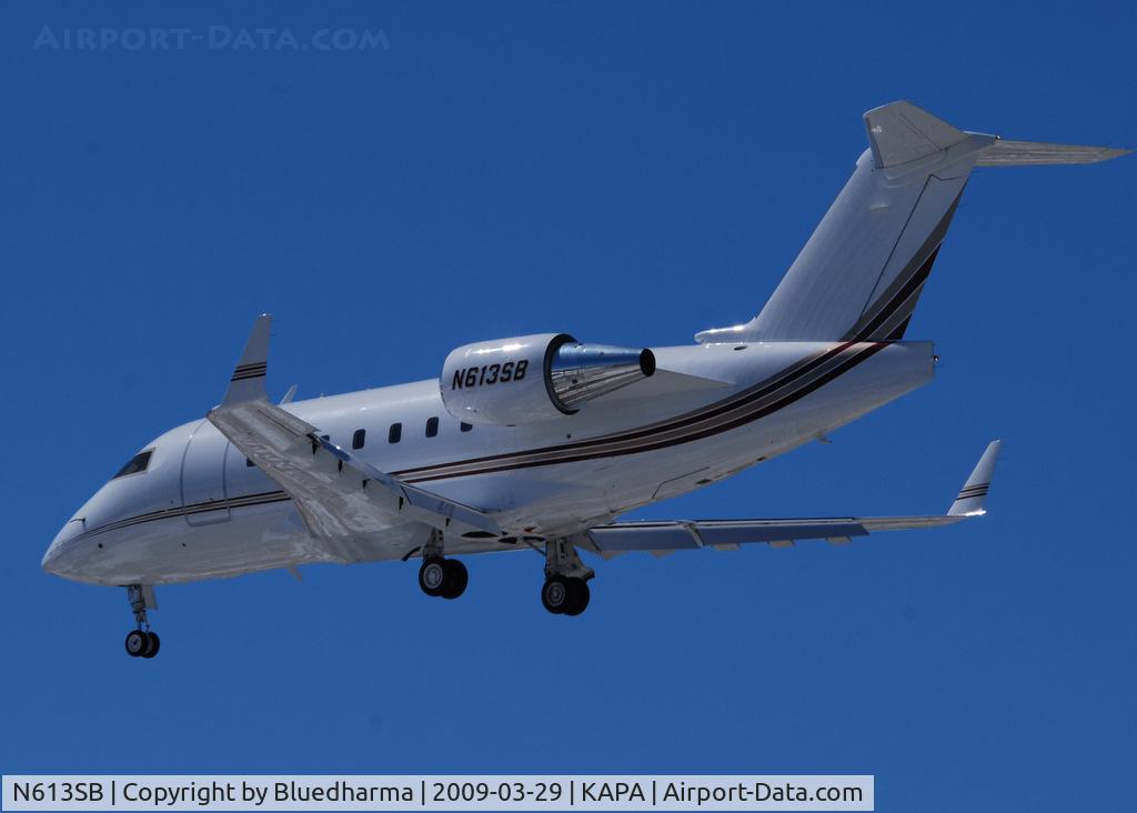 N613SB, 1991 Canadair Challenger 601-3A (CL-600-2B16) C/N 5088, On final approach to 17L.