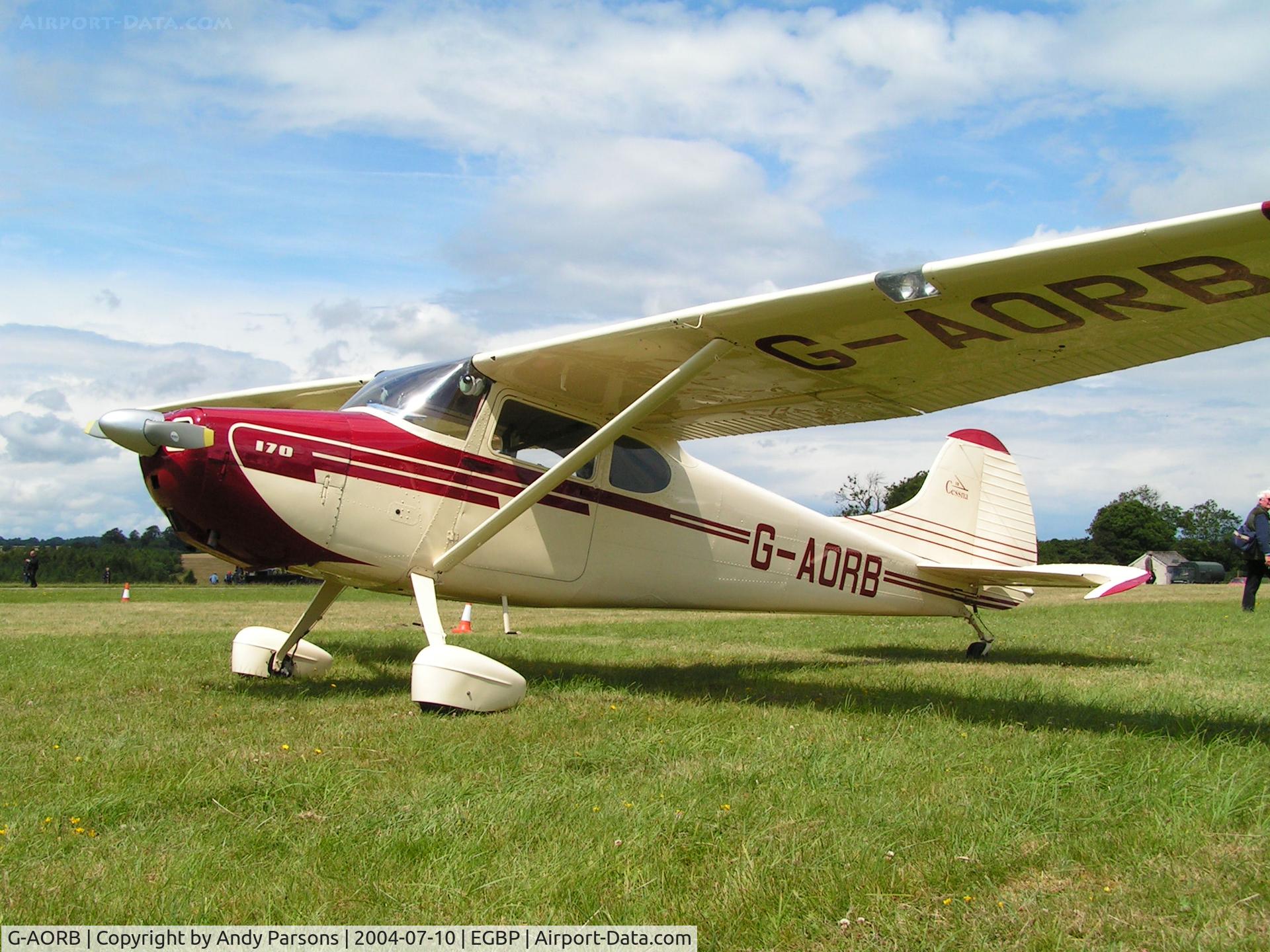 G-AORB, 1952 Cessna 170B C/N 20767, AT kemble PFA Rallye 2004