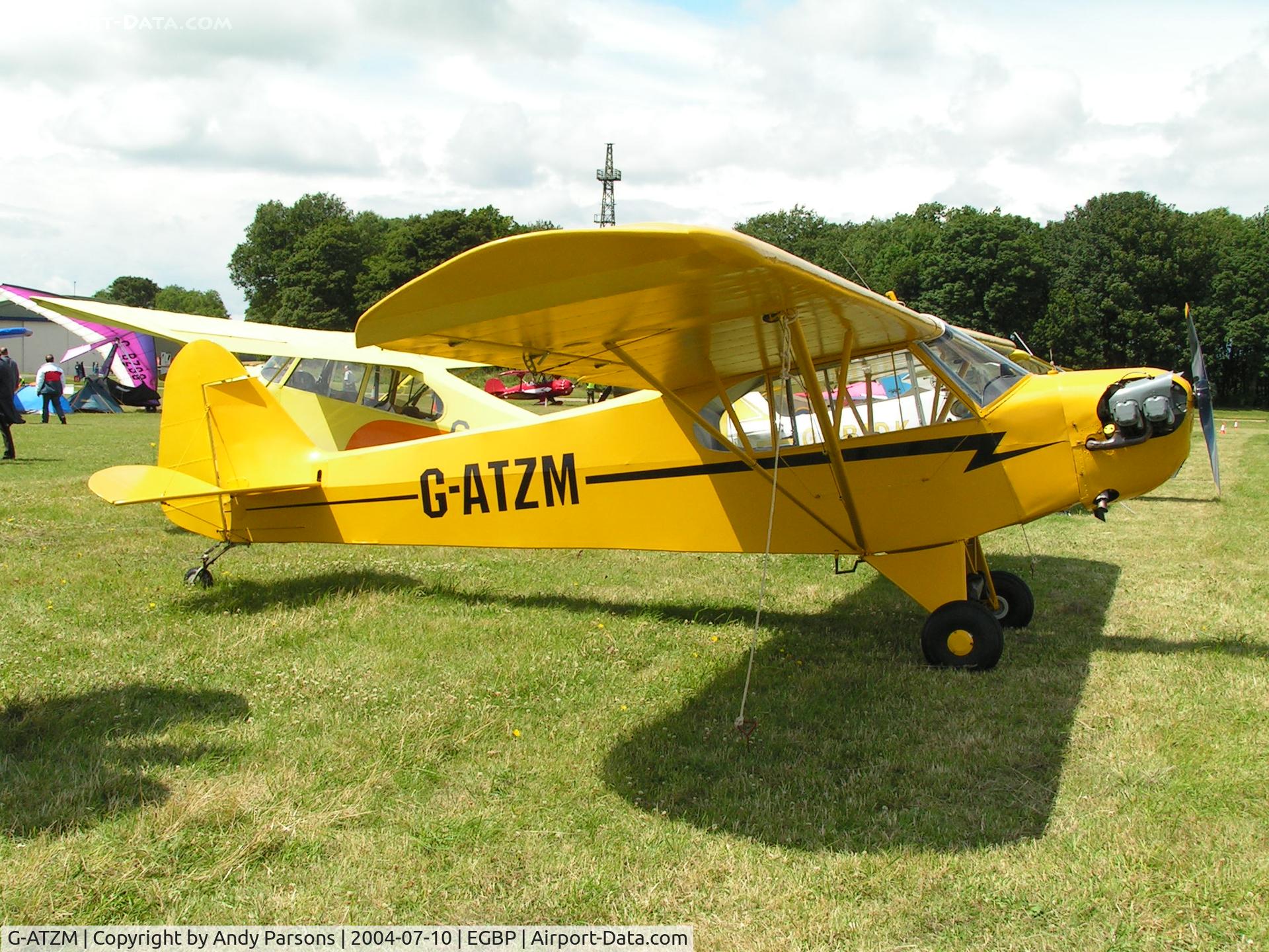 G-ATZM, 1946 Piper J3C (Mod) Cub C/N 20868, AT kemble PFA Rallye 2004