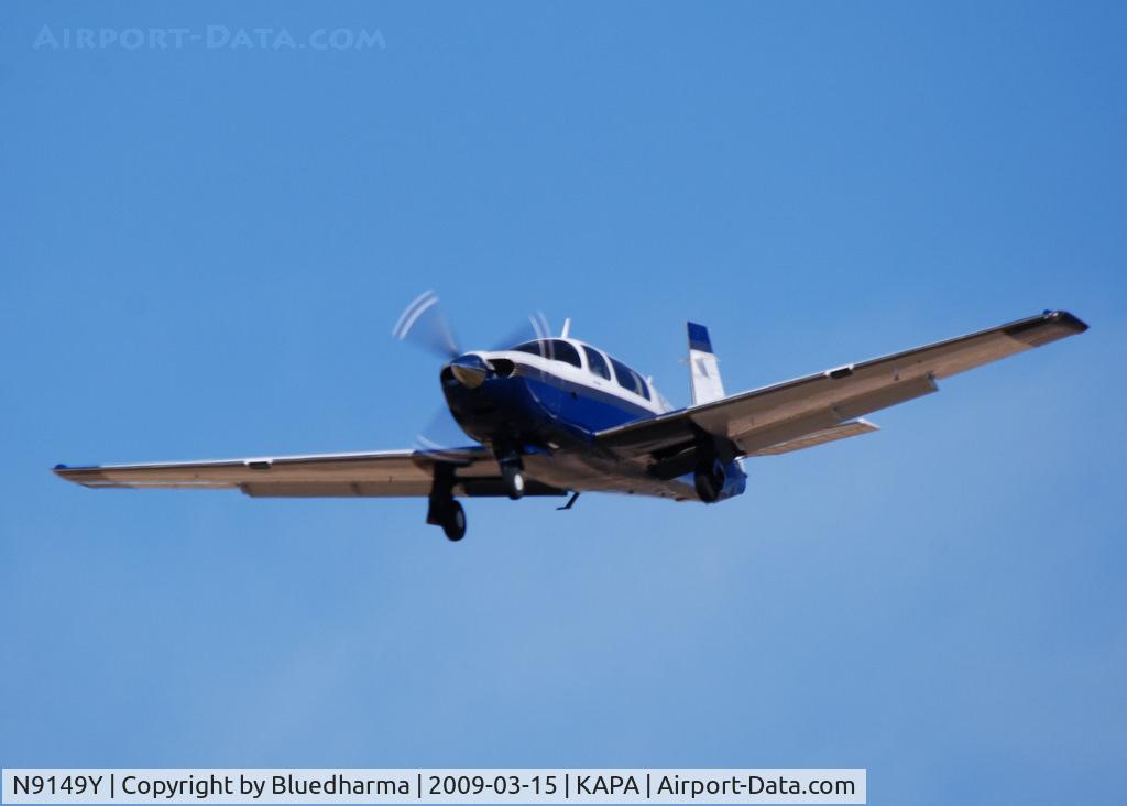 N9149Y, Mooney M20M Bravo C/N 27-0112, On final approach to 17L.