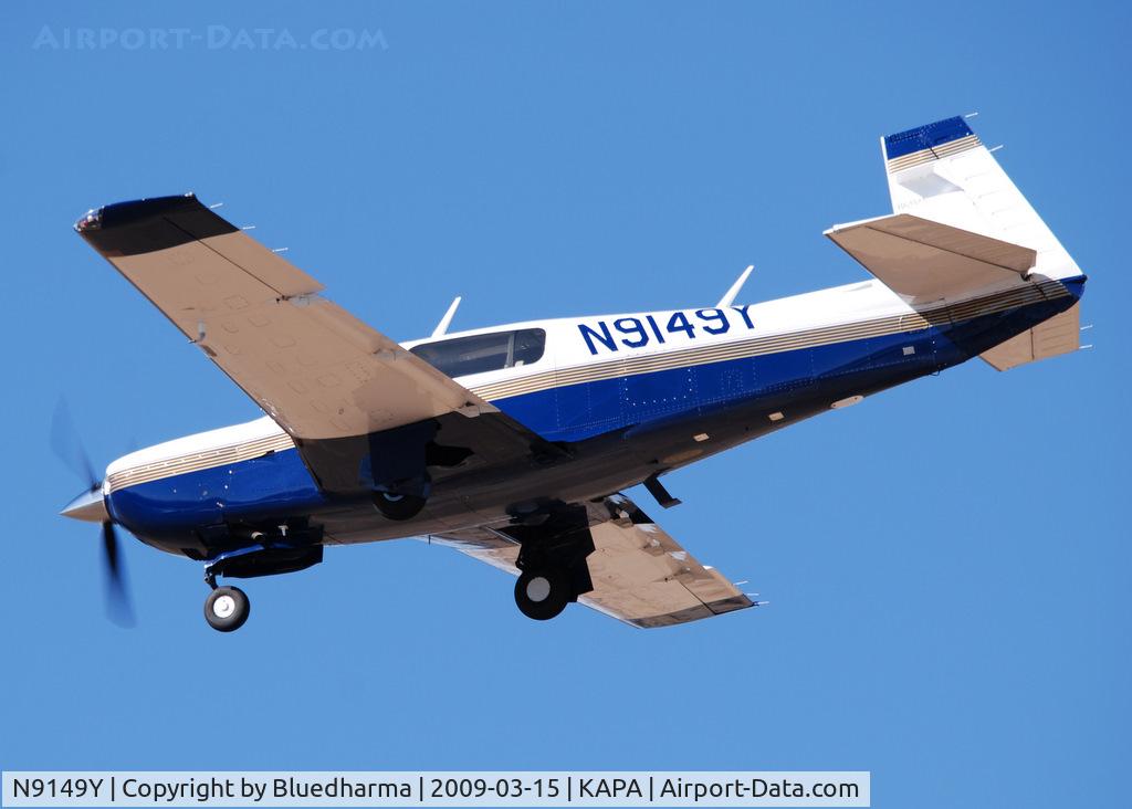 N9149Y, Mooney M20M Bravo C/N 27-0112, On final approach to 17L.