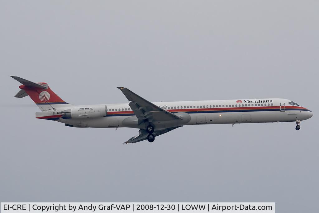 EI-CRE, 1989 McDonnell Douglas MD-83 (DC-9-83) C/N 49854, Meridiana MD80