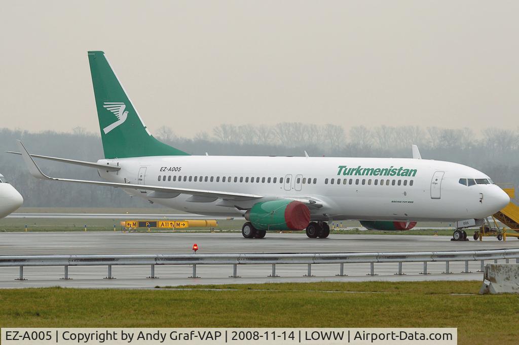 EZ-A005, 2007 Boeing 737-82K C/N 36089, Turkmenistan 737-800
