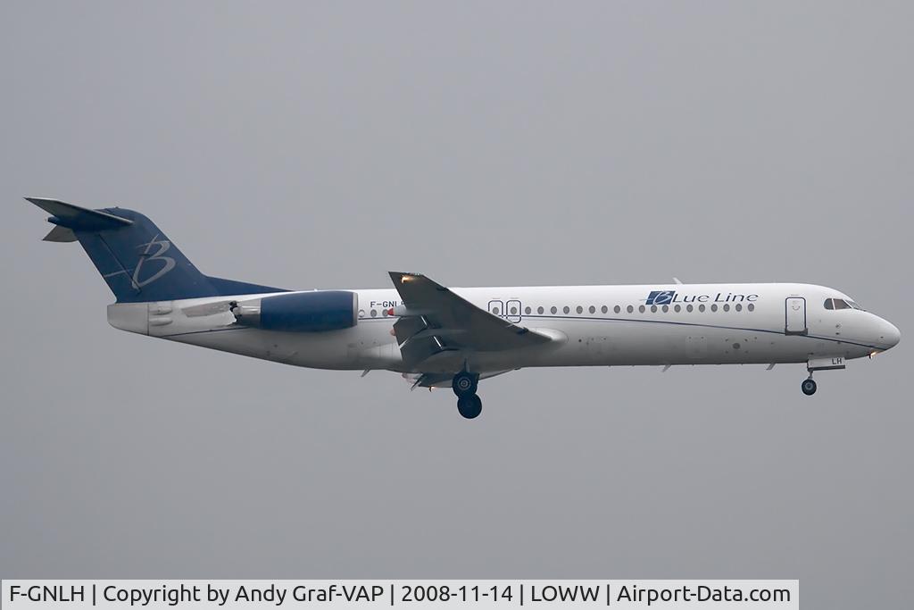 F-GNLH, 1991 Fokker 100 (F-28-0100) C/N 11311, Blueline F100