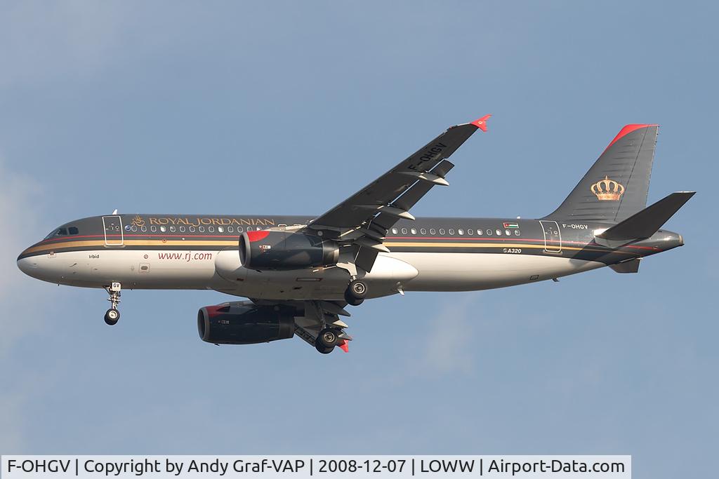 F-OHGV, 2006 Airbus A320-232 C/N 2649, Royal Jordanian A320