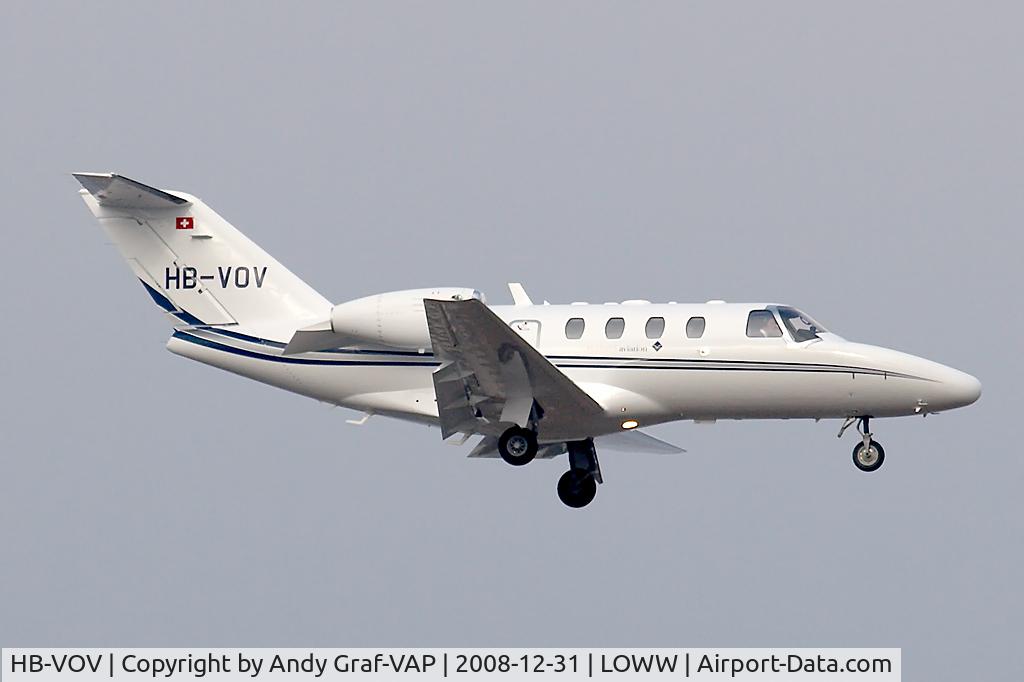 HB-VOV, 2007 Cessna 525 CitationJet CJ1+ C/N 525-0665, Cessna C525 CJ1