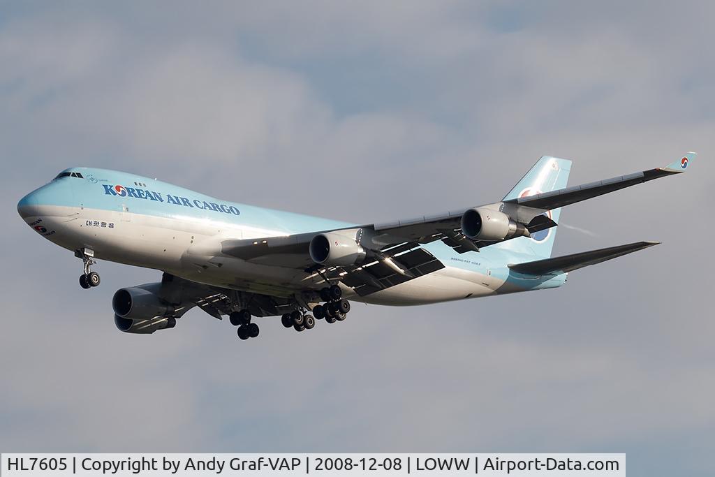 HL7605, 2006 Boeing 747-4B5ERF C/N 35526, Korean Air 747-400