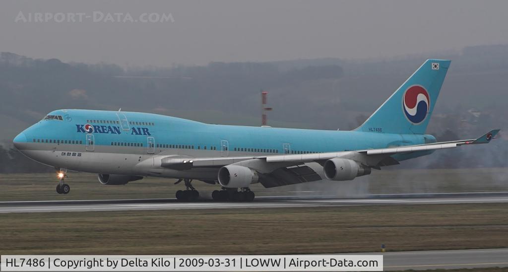 HL7486, 1992 Boeing 747-4B5 C/N 26396, Korean Air