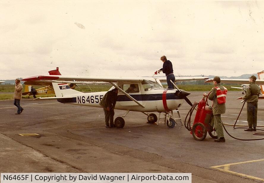 N6465F, 1966 Cessna 150F C/N 15063065, N6465F at mission base McMinville, Oregon