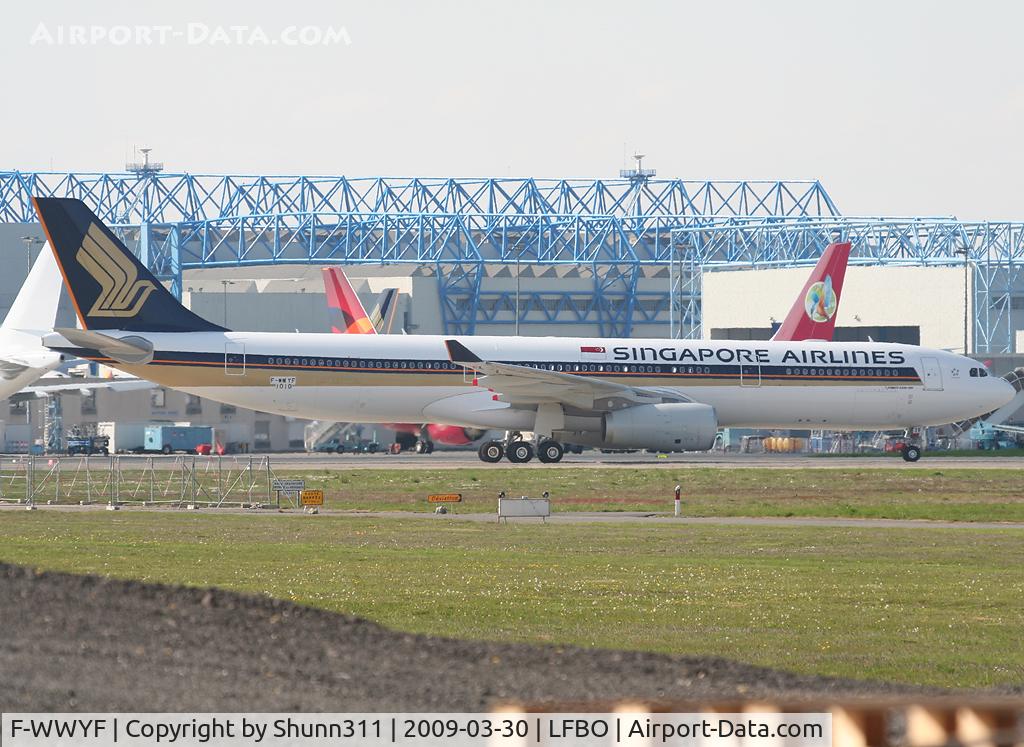 F-WWYF, 2009 Airbus A330-343E C/N 1010, C/n 1010 - To be 9V-STF