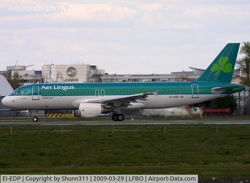 EI-EDP, 2009 Airbus A320-216 C/N 3781, Ready for take off rwy 32R