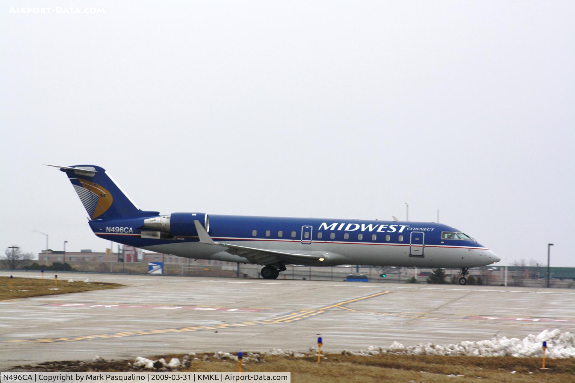 N496CA, 2003 Bombardier CRJ-200ER (CL-600-2B19) C/N 7791, CL-600-2B19