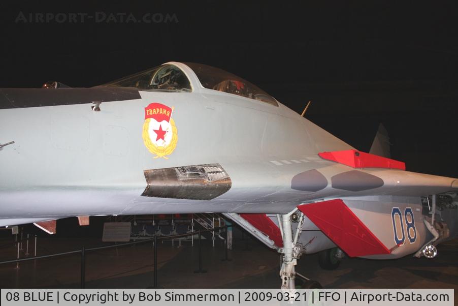 08 BLUE, Mikoyan-Gurevich MiG-29A C/N 2960516761, MiG 29A 2960516761