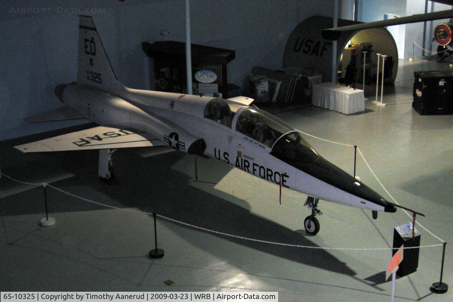 65-10325, 1965 Northrop T-38A Talon C/N N.5744, Museum of Aviation, Robins AFB