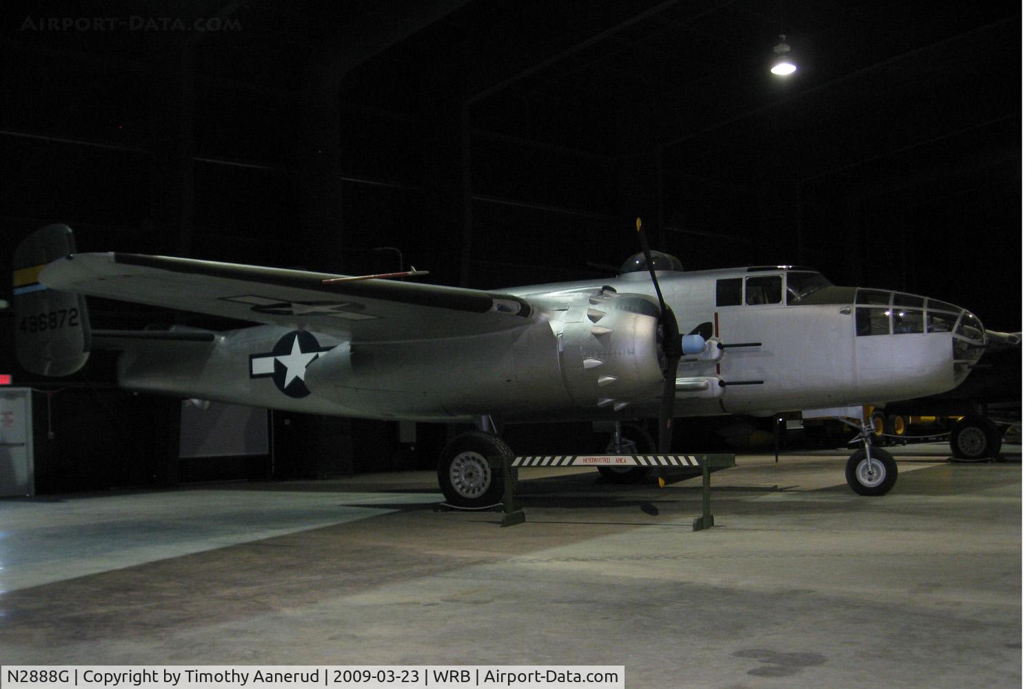 N2888G, 1959 North American TB-25J Mitchell C/N 44-86872A, Museum of Aviation, Robins AFB