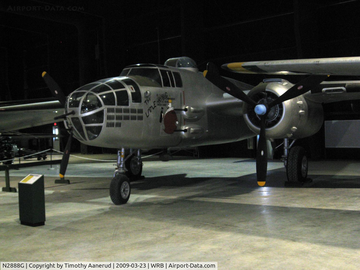 N2888G, 1959 North American TB-25J Mitchell C/N 44-86872A, Museum of Aviation, Robins AFB