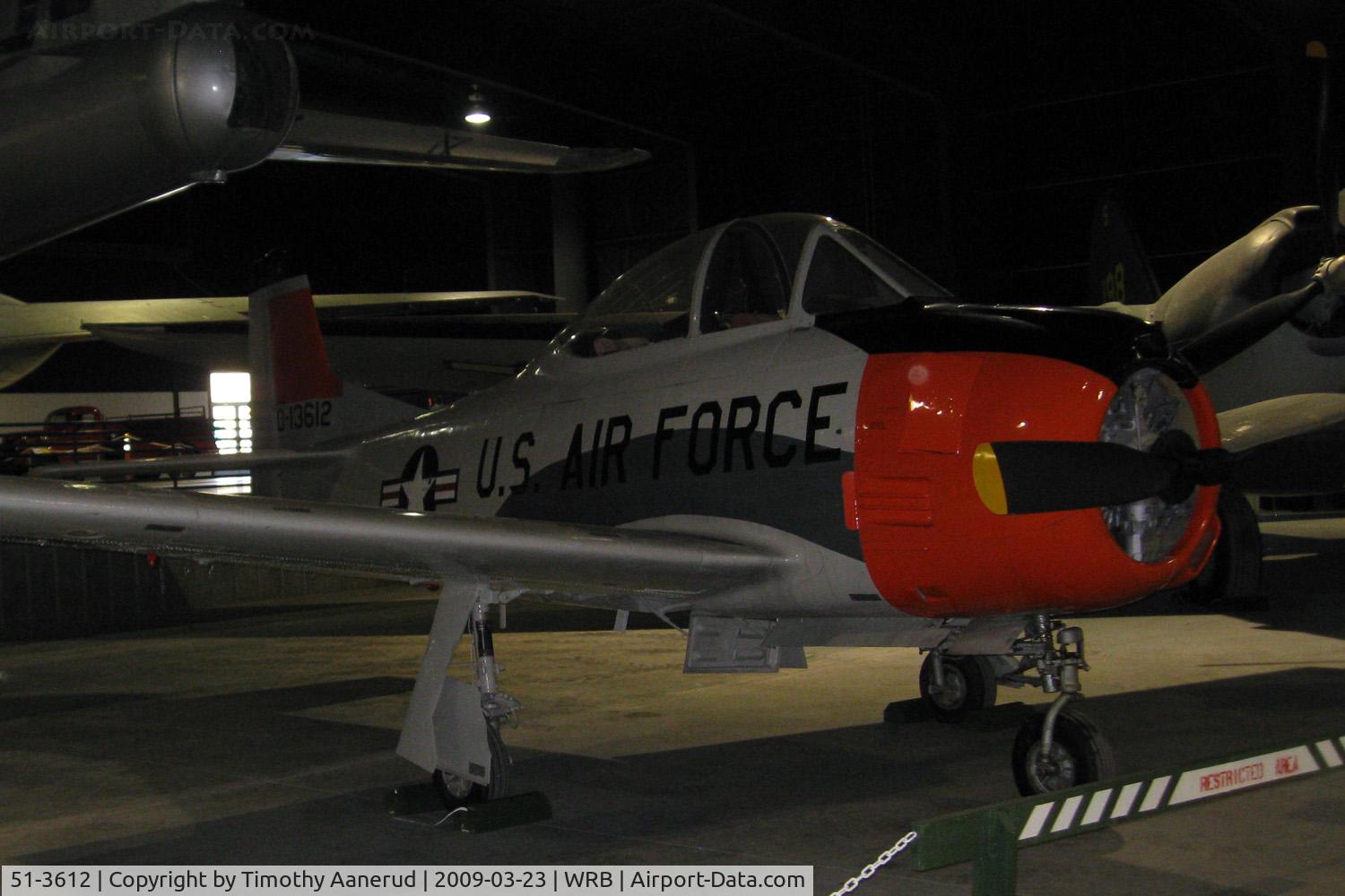 51-3612, 1951 North American T-28A Trojan C/N 174-150, Museum of Aviation, Robins AFB