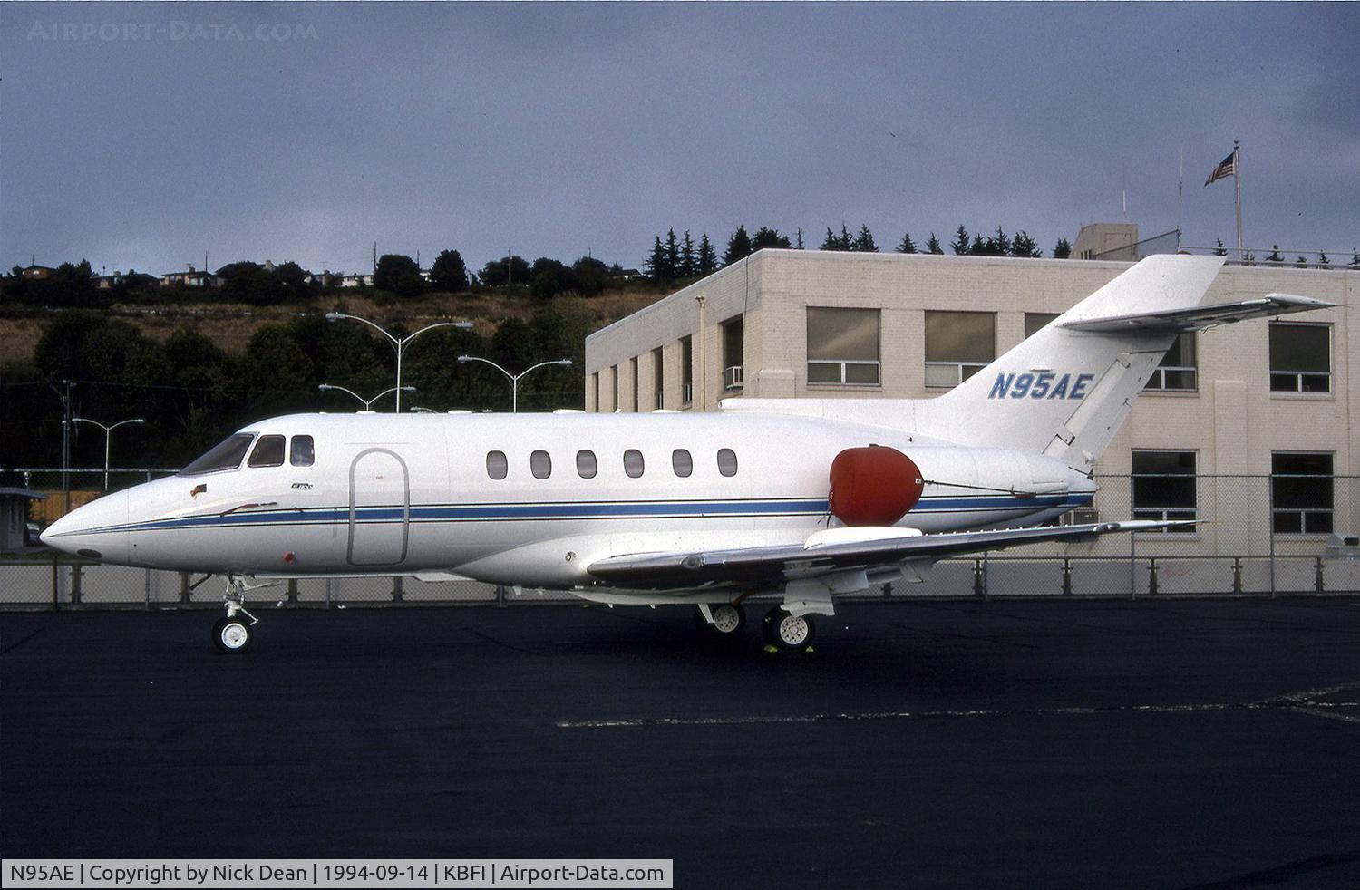 N95AE, 1989 British Aerospace BAe.125 Series 800A C/N 258173, KBFI