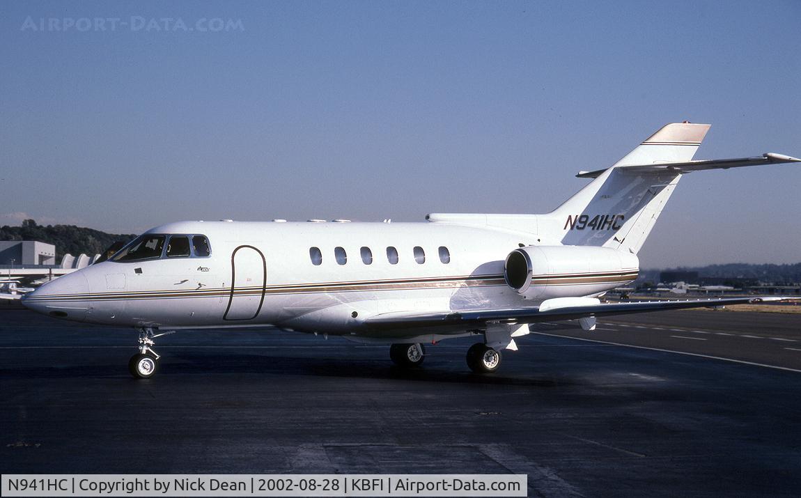 N941HC, 1990 British Aerospace BAe.125-800A C/N 258195, KBFI