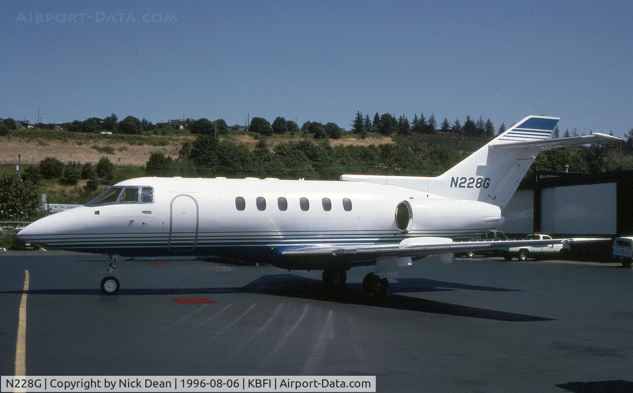 N228G, 1990 British Aerospace BAe.125-800A C/N 258203, KBFI