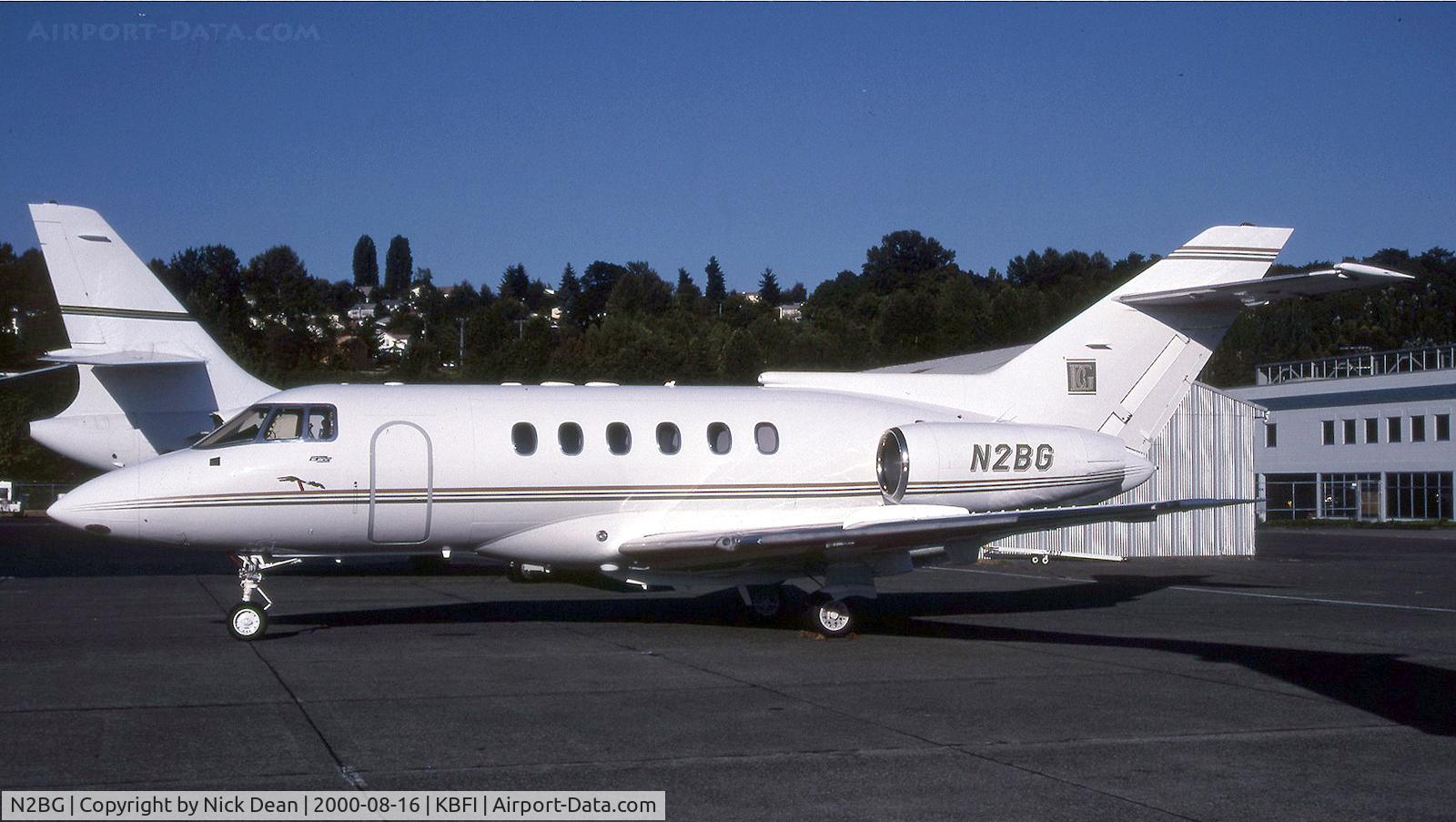 N2BG, 1991 British Aerospace BAe.125-800A C/N 258207, KBFI