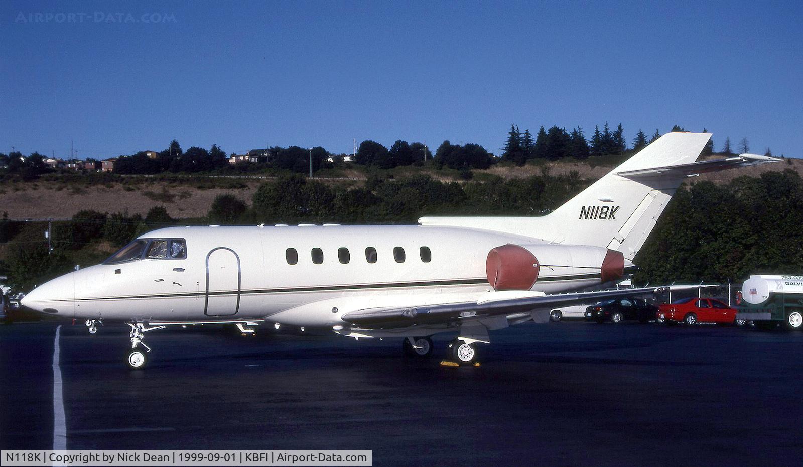 N118K, 1992 British Aerospace BAe.125-800A C/N 258218, KBFI