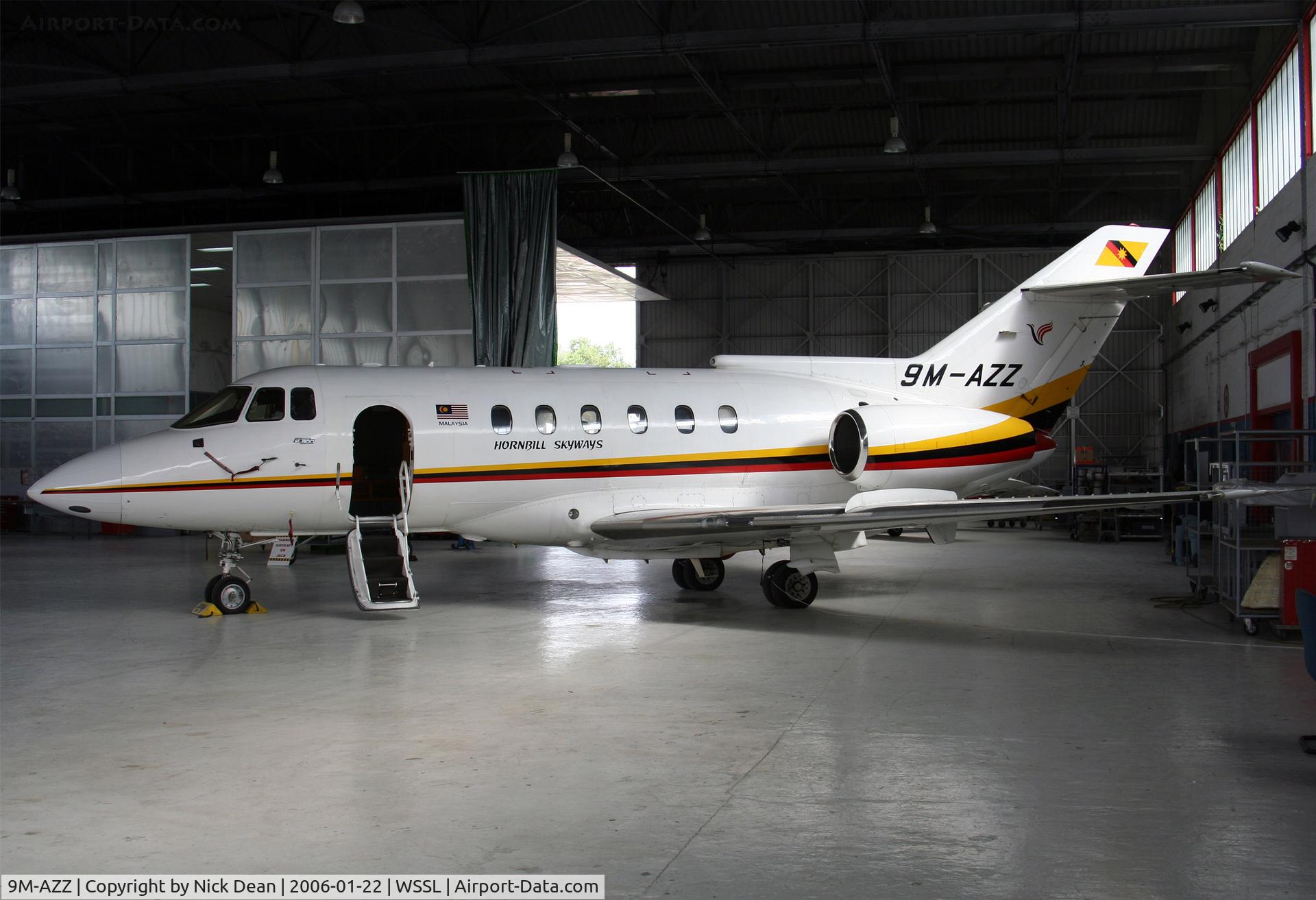 9M-AZZ, 1992 British Aerospace BAe.125-800A C/N 258219, WSSL
