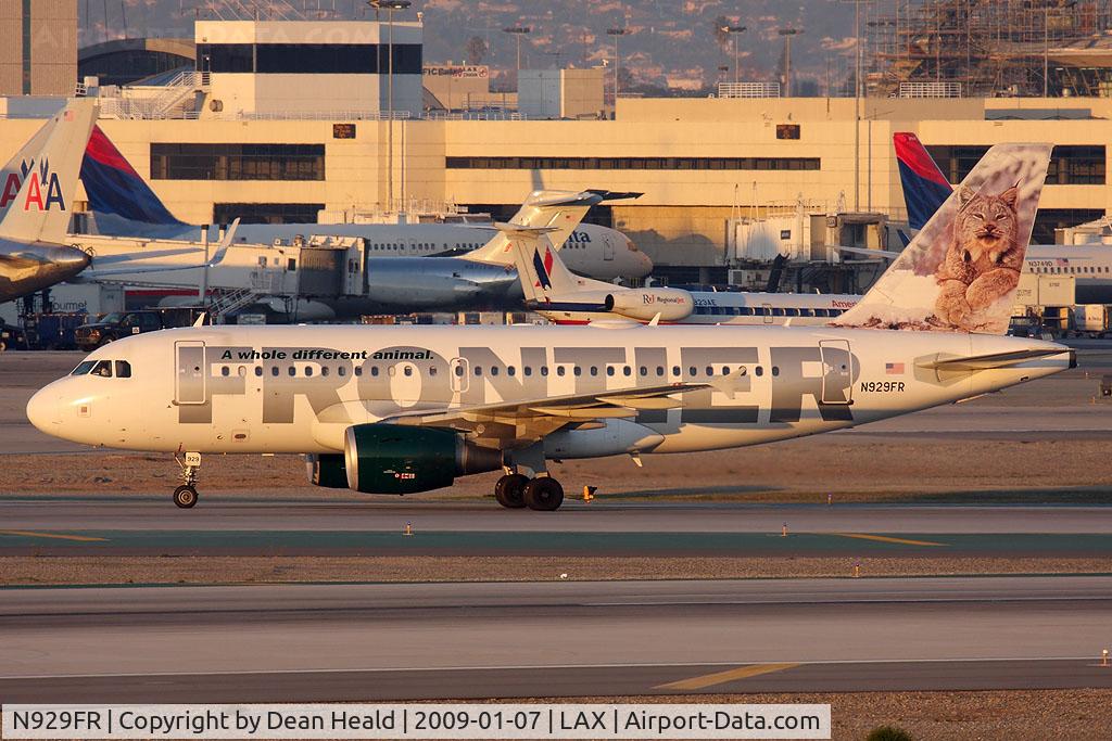 N929FR, 2004 Airbus A319-111 C/N 2240, Frontier Airlines N929FR 