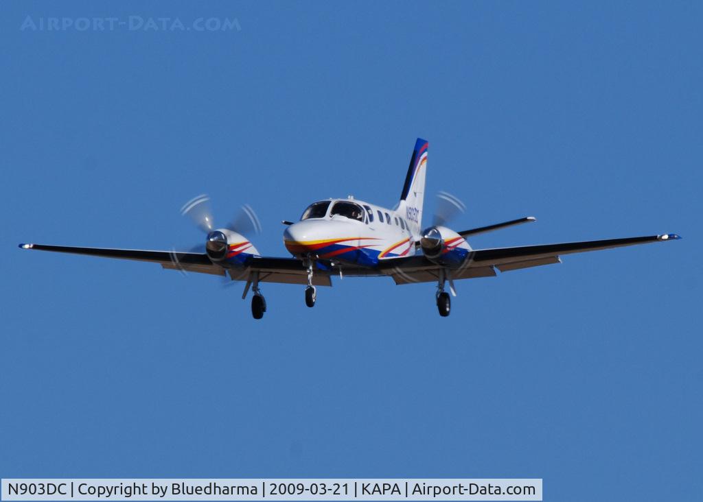 N903DC, 1978 Cessna 441 Conquest II C/N 441-0061, On final approach to 17L.
