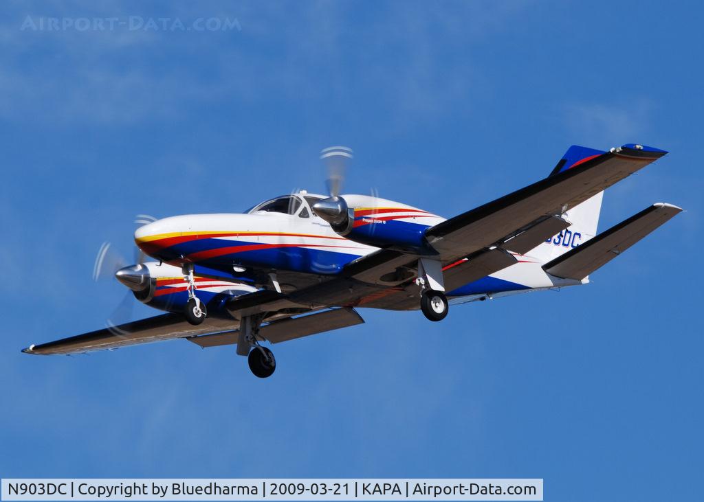N903DC, 1978 Cessna 441 Conquest II C/N 441-0061, On final approach to 17L.