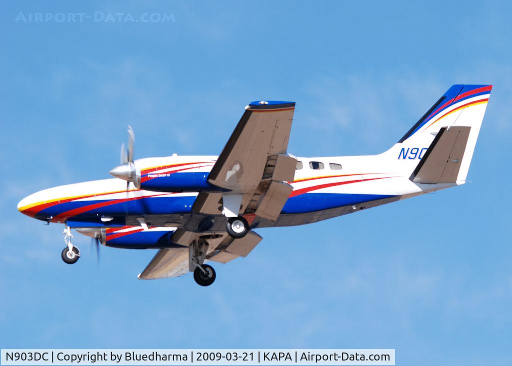 N903DC, 1978 Cessna 441 Conquest II C/N 441-0061, On final approach to 17L.