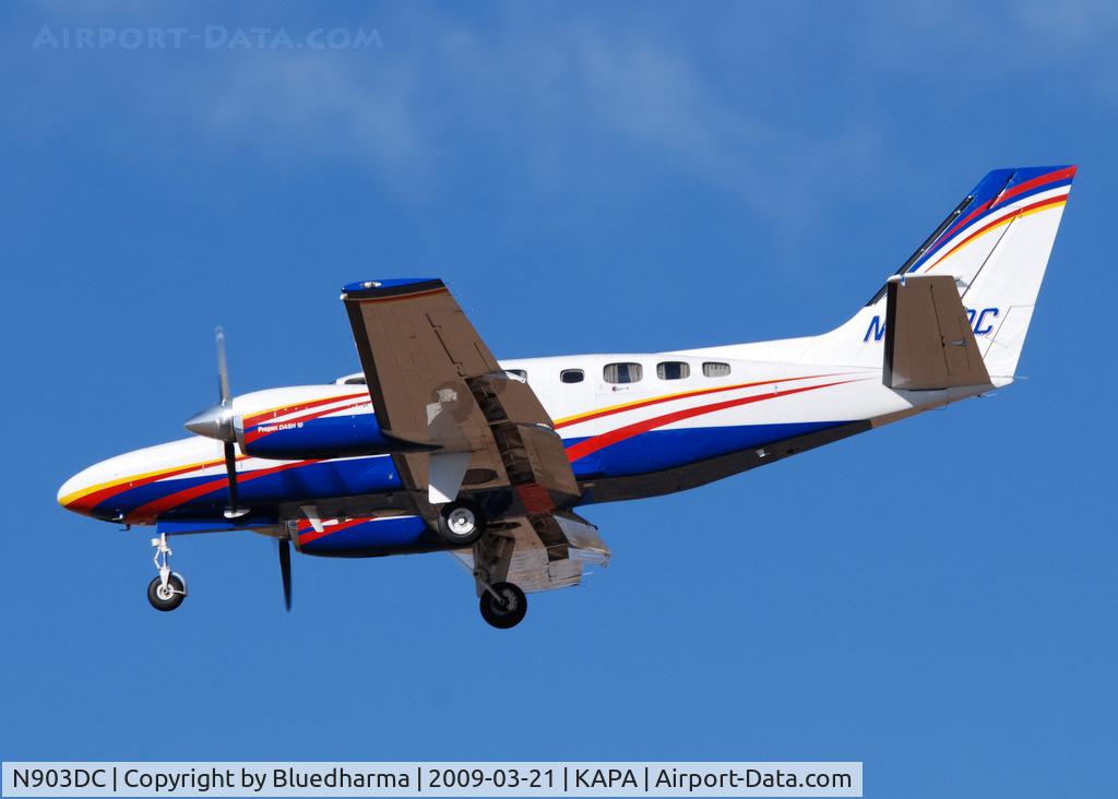 N903DC, 1978 Cessna 441 Conquest II C/N 441-0061, On final approach to 17L.