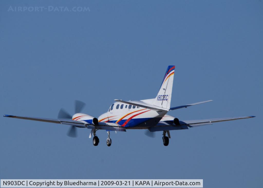 N903DC, 1978 Cessna 441 Conquest II C/N 441-0061, On final approach to 17L.