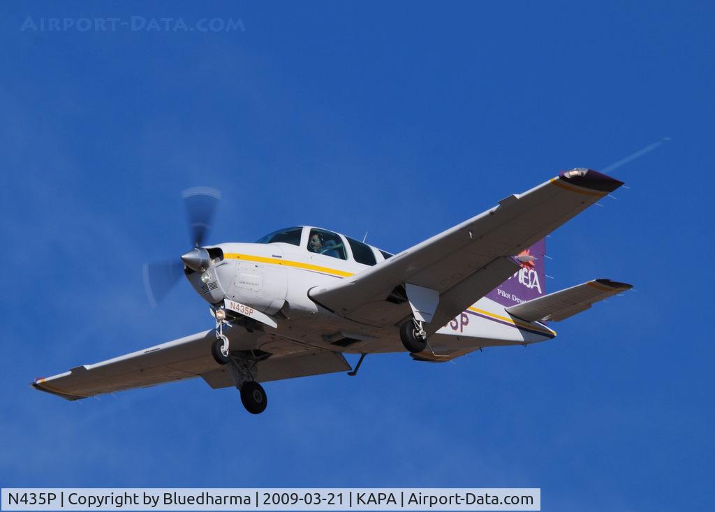 N435P, 1992 Beech A36 Bonanza 36 C/N E-2718, On final approach to 17L.