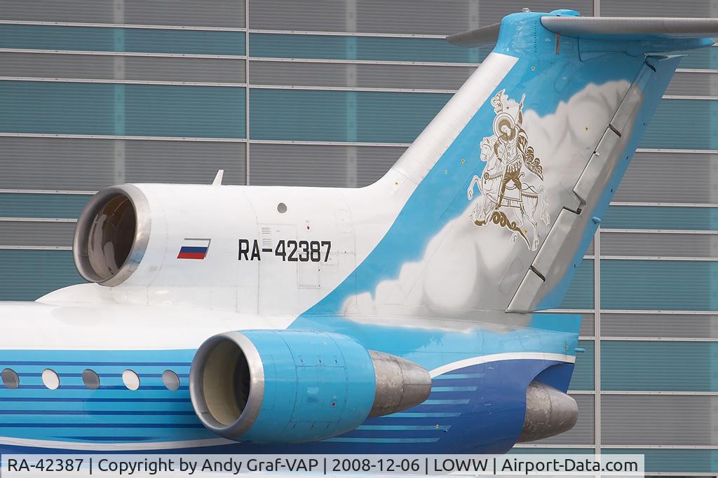 RA-42387, Yakovlev Yak-42D C/N 4520424016436, Yakservice Y42