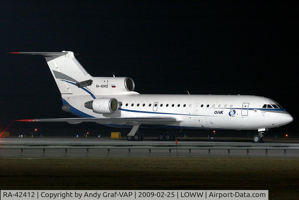RA-42412, Yakovlev Yak-42D C/N 4520422219055, Yakservice Y42
