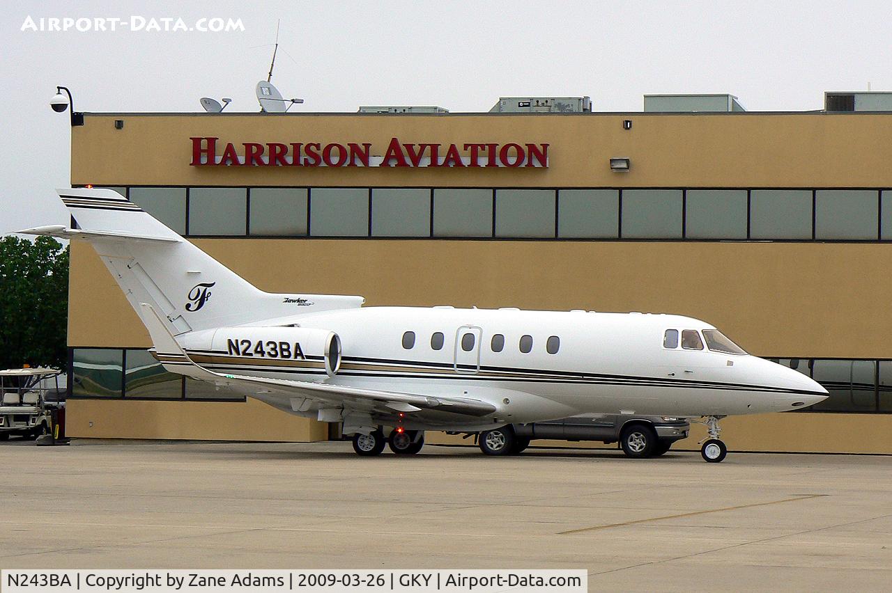 N243BA, 1998 Raytheon Hawker 800XP C/N 258365, At Arlington Municipal