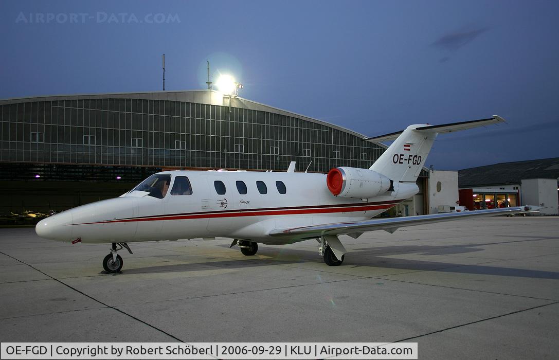OE-FGD, 1994 Cessna 525 CitationJet CJ1 C/N 525-0020, Visitor @ KLU/LOWK
