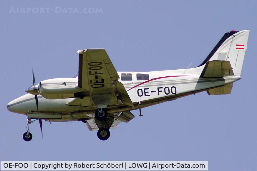 OE-FOO, 1980 Beech 58P Baron C/N TJ-300, Visitor @ GRZ/LOWG