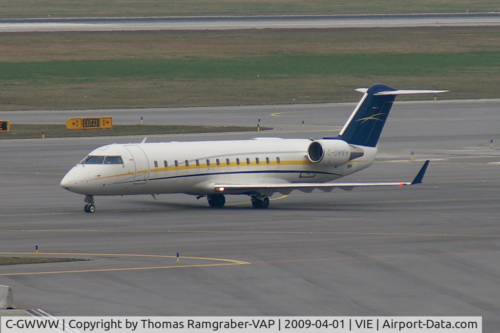 C-GWWW, 2005 Bombardier Challenger 850 (CL-600-2B19) C/N 8057, Chartright Air Canadair Regionaljet