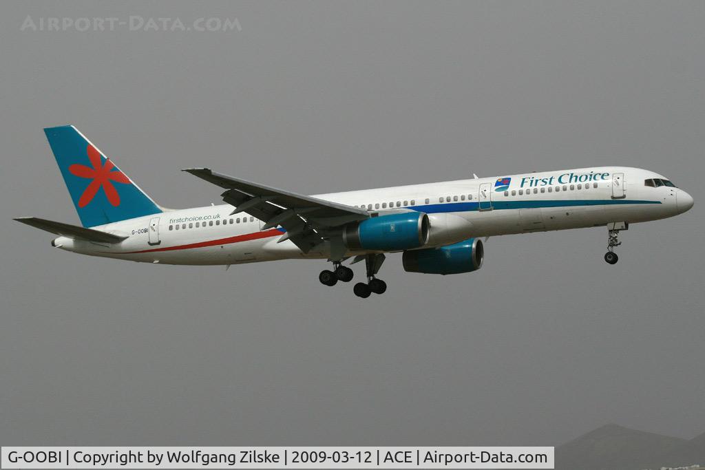 G-OOBI, 1993 Boeing 757-2B7 C/N 27146, visitor