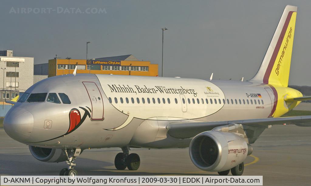 D-AKNM, 1999 Airbus A319-112 C/N 1089, Schlecker Bus
