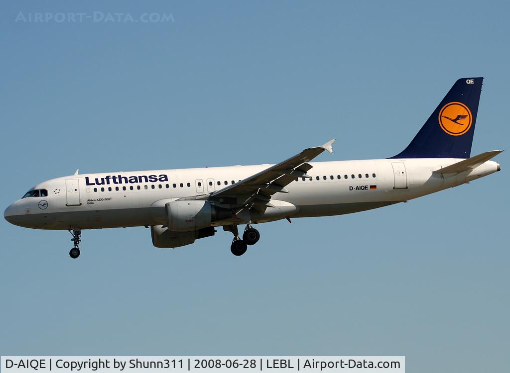D-AIQE, 1991 Airbus A320-211 C/N 0209, Landing rwy 25R