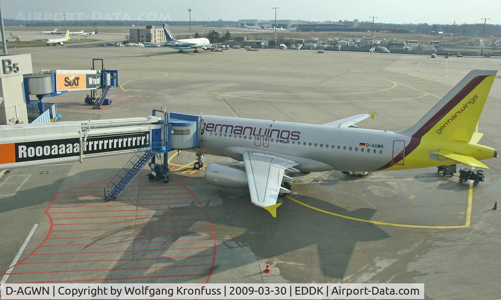 D-AGWN, 2009 Airbus A319-132 C/N 3841, Ramp Overview CGN