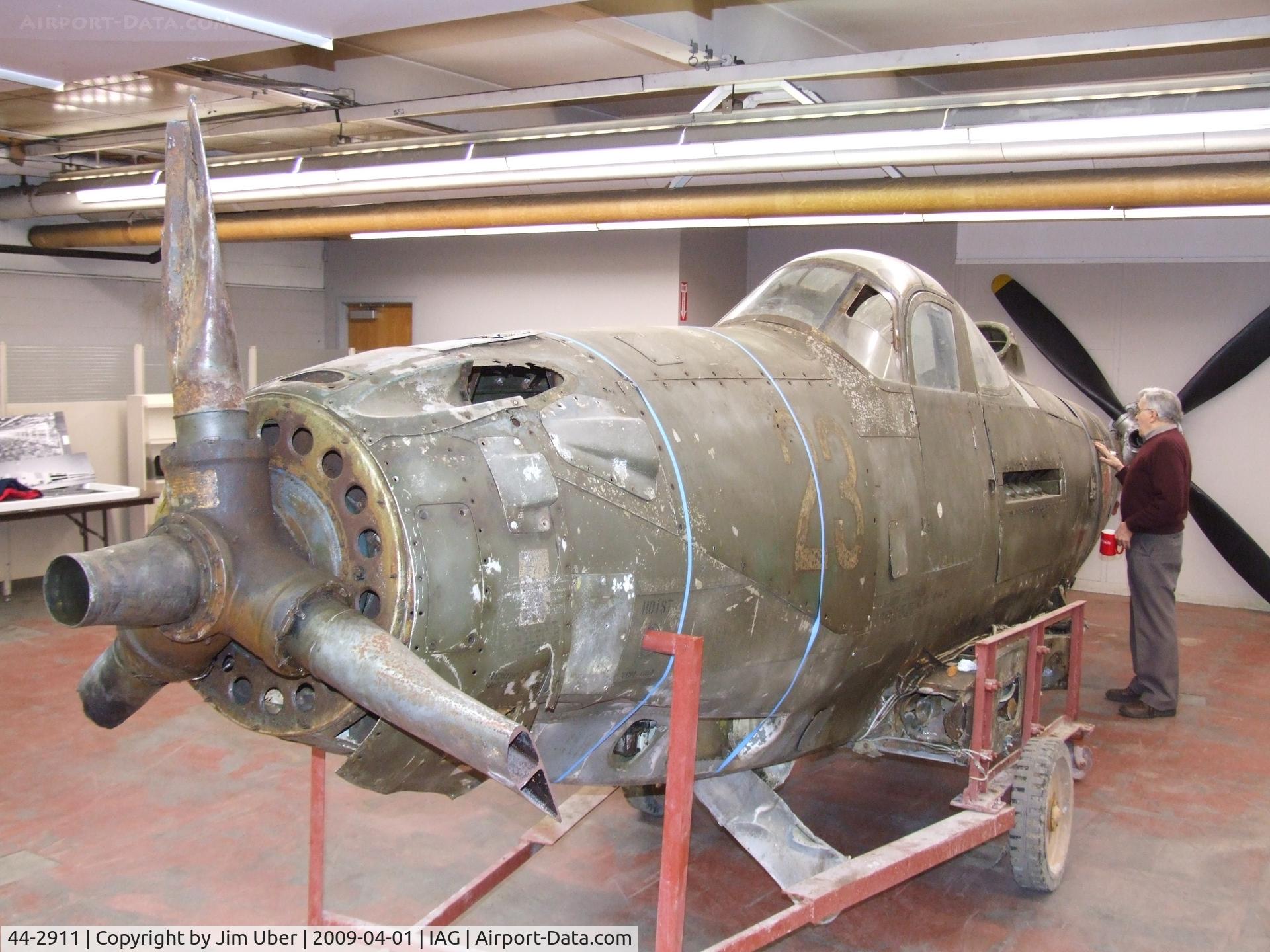 44-2911, 1944 Bell P-39Q Airacobra C/N Not found 44-2911, 44-2911 arrived this morning- a Russian 