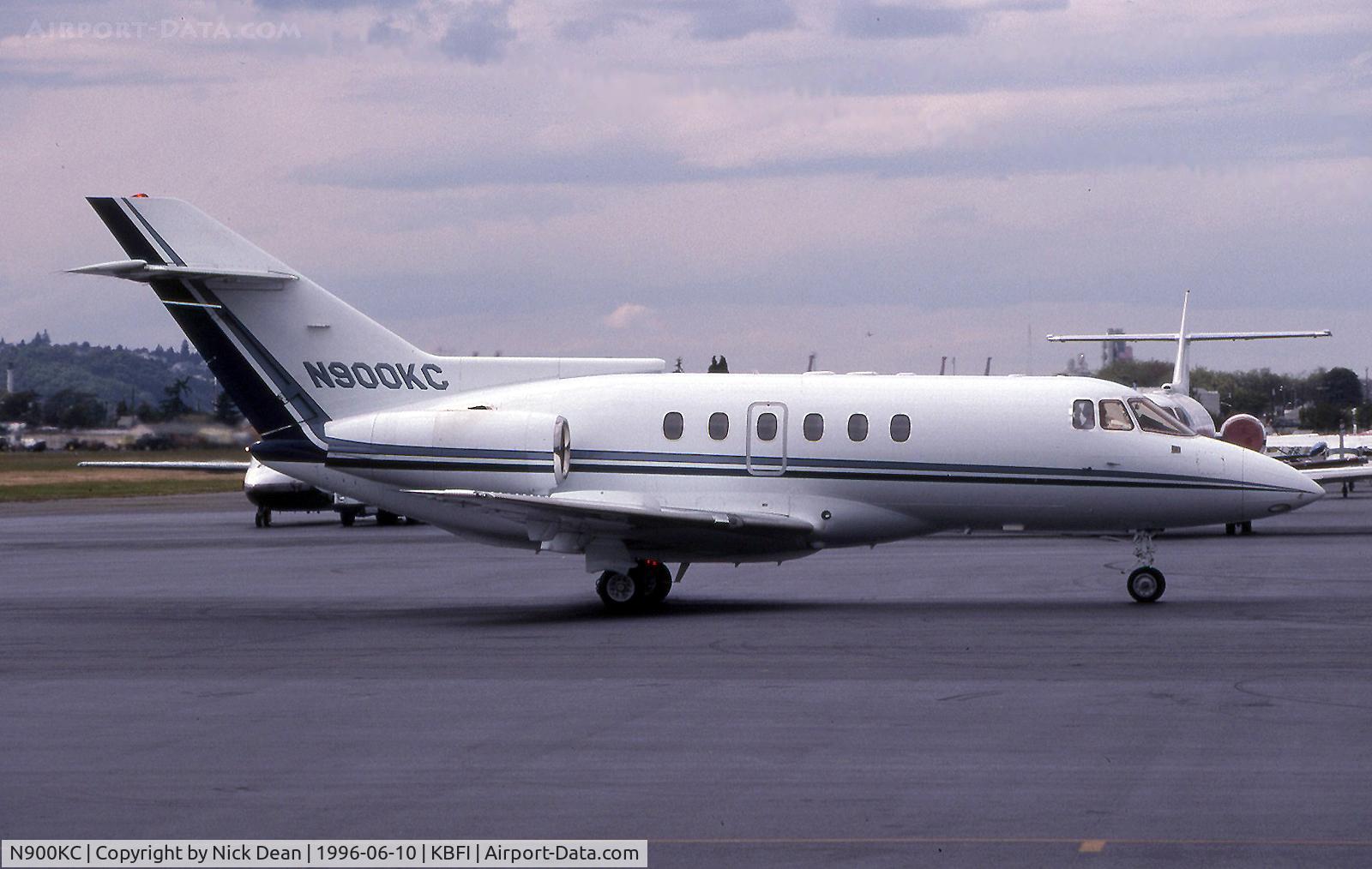 N900KC, 1992 British Aerospace BAe.125 Series 800A C/N 258232, KBFI