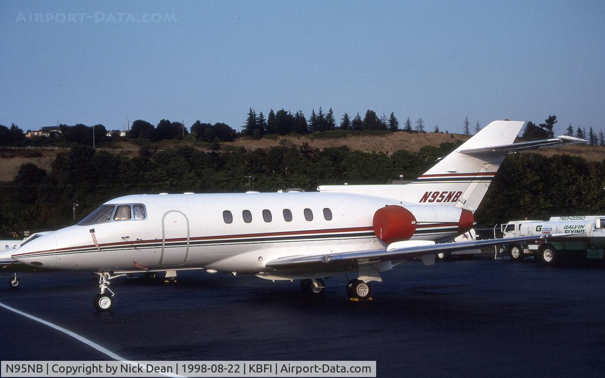 N95NB, 1993 British Aerospace BAe.125 Series 800A C/N 258244, KBFI