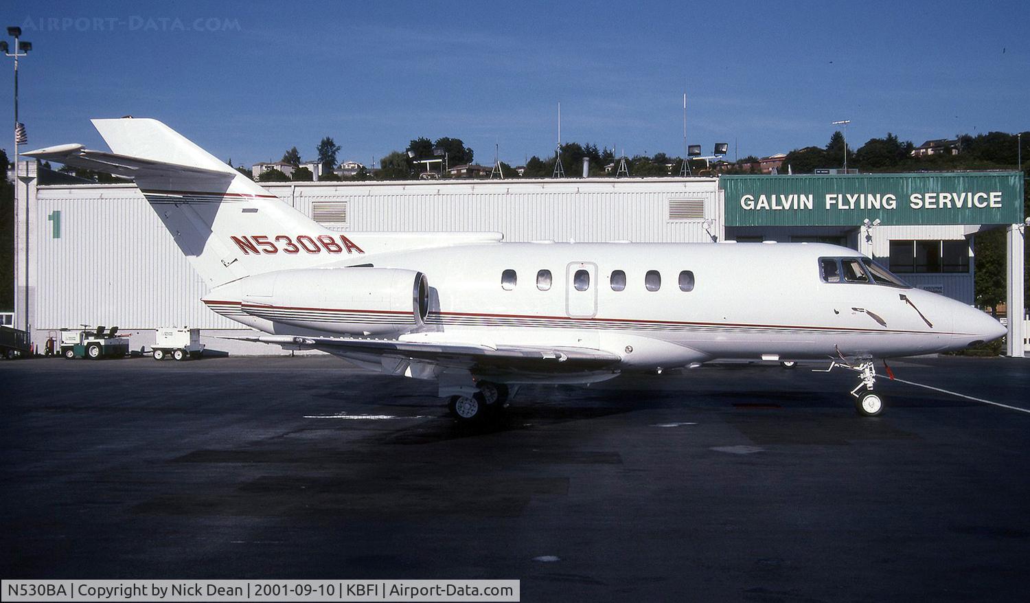 N530BA, 1993 British Aerospace BAe.125 Series 800A C/N 258244, KBFI