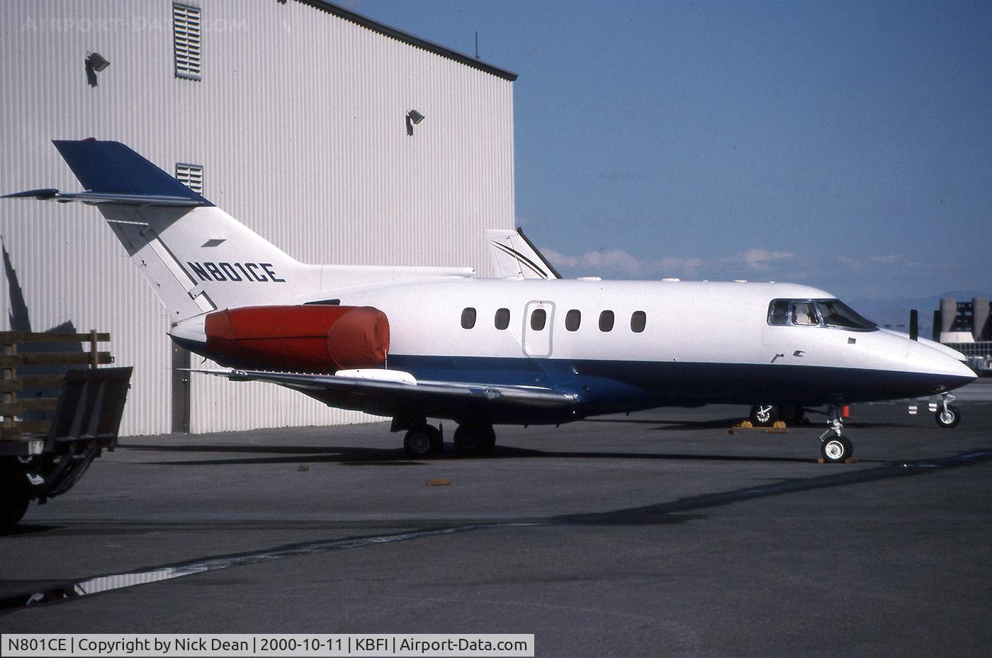 N801CE, 1994 British Aerospace BAe.125-800A C/N 258253, KBFI
