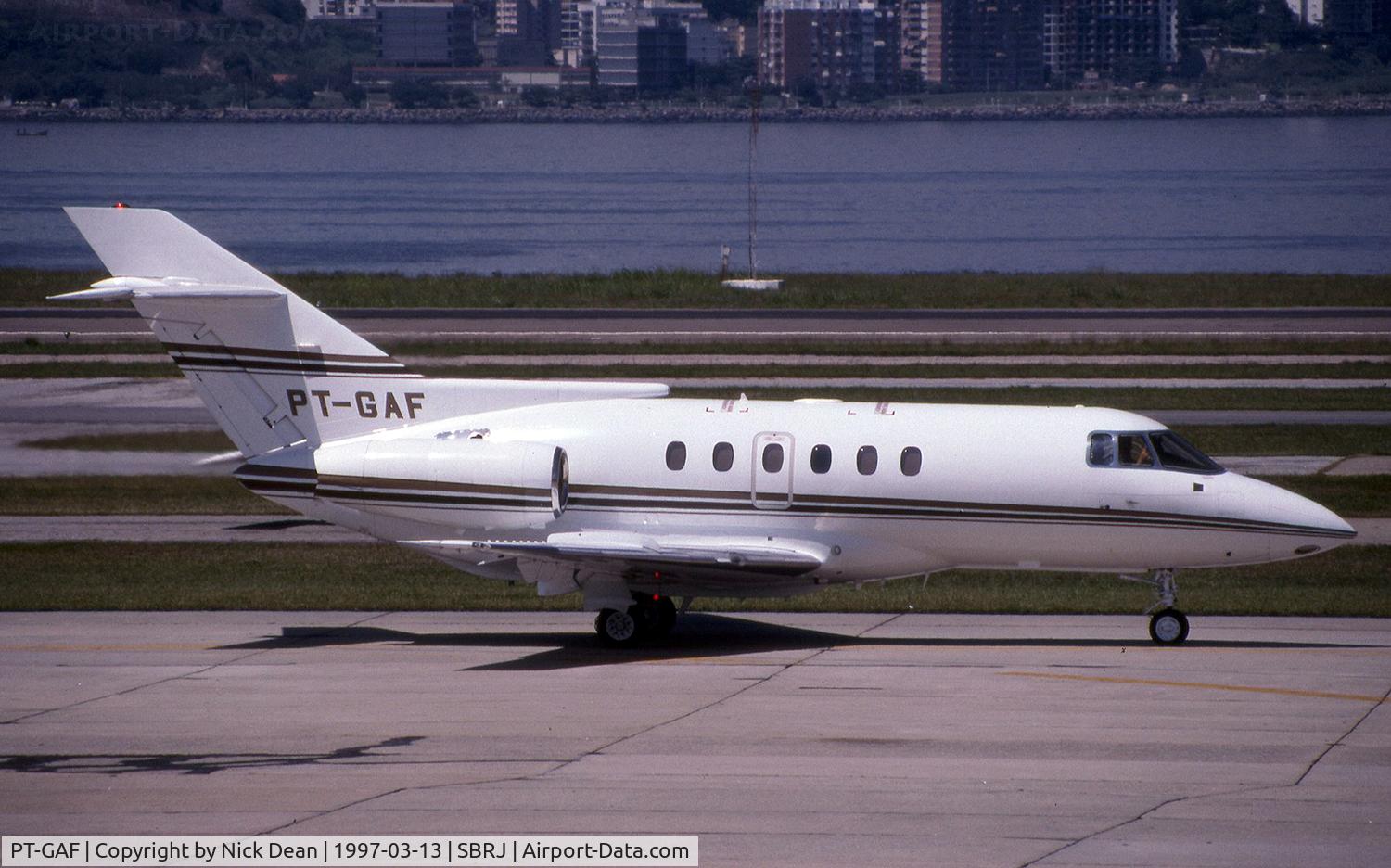 PT-GAF, 1994 British Aerospace BAe.125-800 C/N 258261, SBRJ